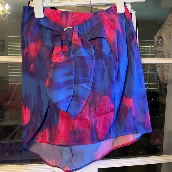 Majorelle Tie Dye Hoover Mini Skirt - Picture 3 of 5